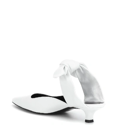 Shop The Row Coco Leather Mules In White