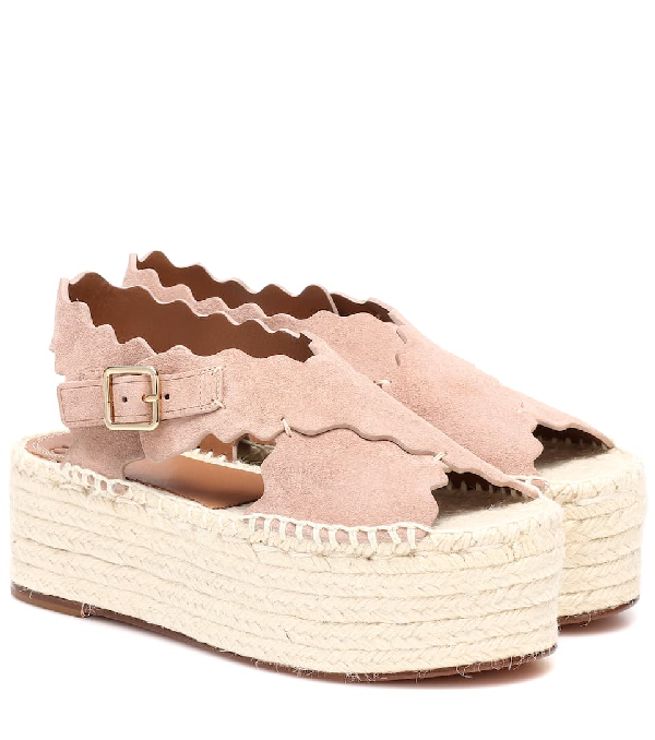 pink espadrille sandals