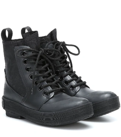 Shop Proenza Schouler Rubber Ankle Boots In Black