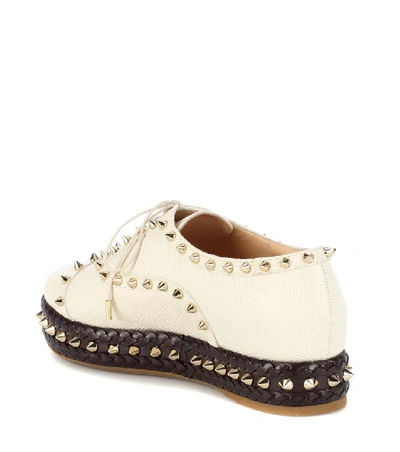 Shop Charlotte Olympia Hoxton Leather Sneakers In White