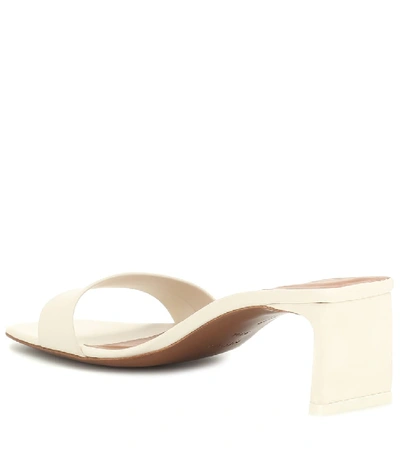 Shop Neous Gongora 55 Leather Sandals In Neutrals