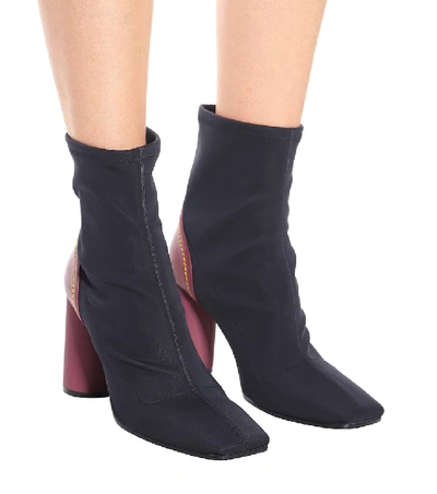 Shop Ellery Neoprene Ankle Boots In Black