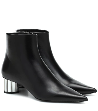 Shop Proenza Schouler Leather Ankle Boots In Black