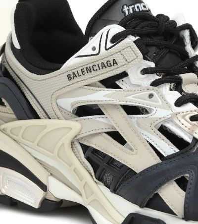 Shop Balenciaga Track 2 Sneakers In Beige