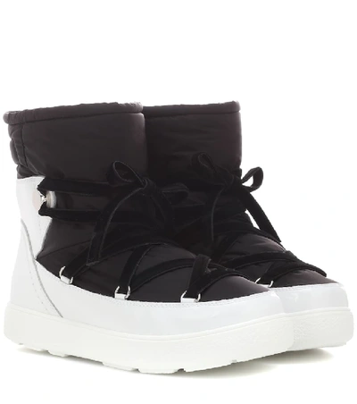 Shop Moncler Stephanie Ankle Boots In Black