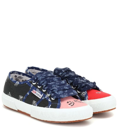 x SUPERGA®印花运动鞋