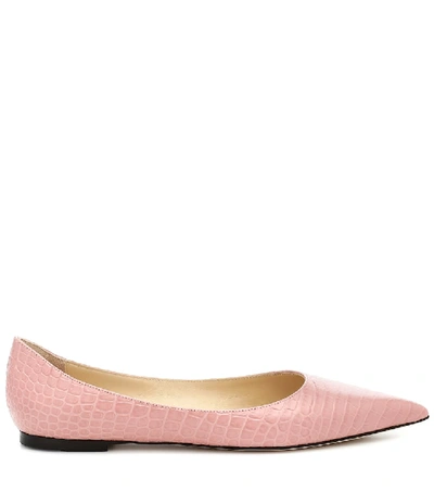 Love Flat leather ballet flats