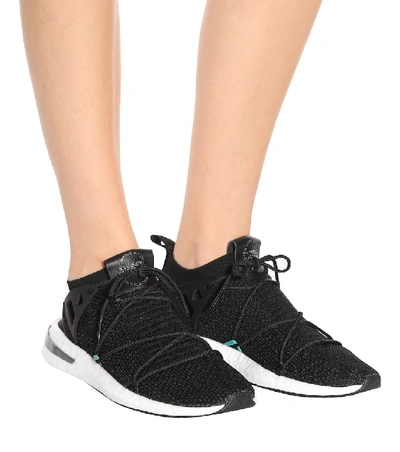 Shop Adidas Originals Arkyn Primeknit Sneakers In Black