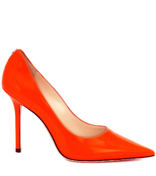 orange pumps