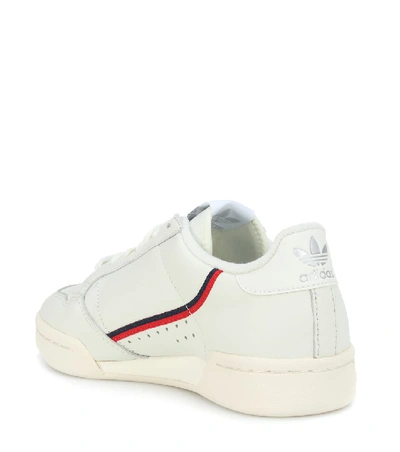 Shop Adidas Originals Continental 80 Leather Sneakers In White