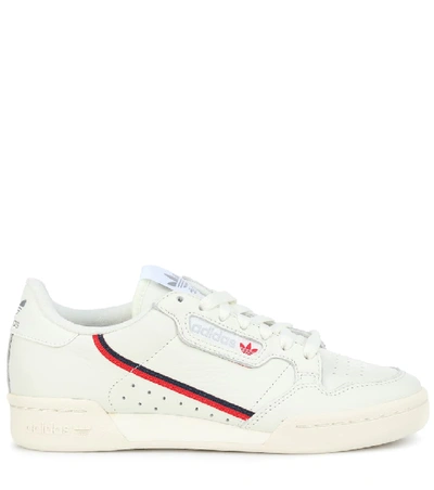 Shop Adidas Originals Continental 80 Leather Sneakers In White