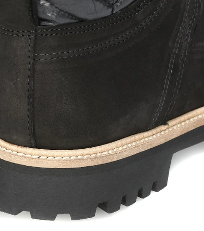 Shop Ganni Edna Suede Ankle Boots In Black