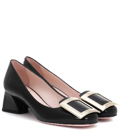 Shop Roger Vivier Très Vivier Patent Leather Pumps In Black