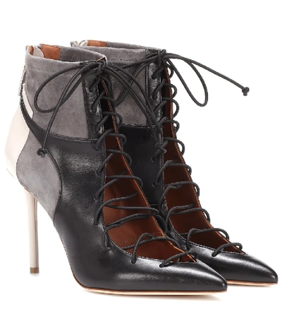 Shop Malone Souliers By Roy Luwolt Montana 100 Leather Ankle Boots In Black