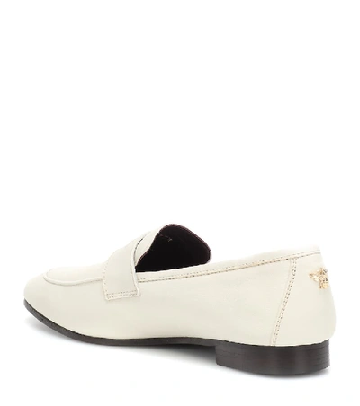 Shop Bougeotte Leather Loafers In White