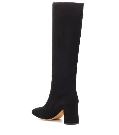 Shop Maryam Nassir Zadeh Lune Suede Boots In Black