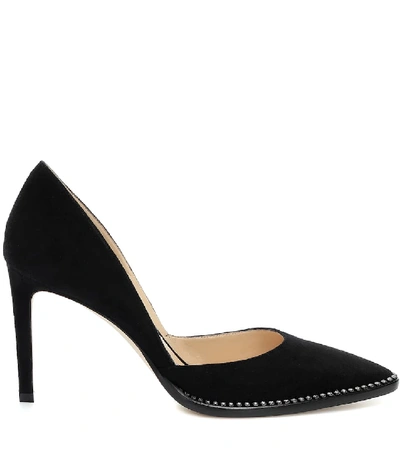 Shop Jimmy Choo Babette 85 Suede Pumps In Black