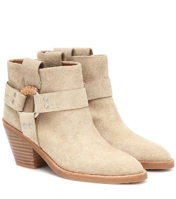 see by chloe suede ankle boots