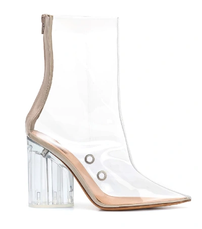 Shop Yeezy Pvc Ankle Boots (season 7) In Neutrals