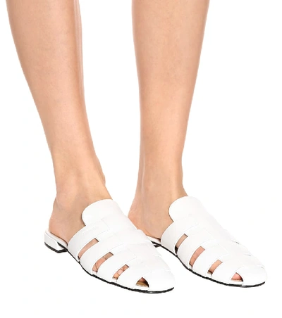 Shop Church's Becky Leather Slippers In White