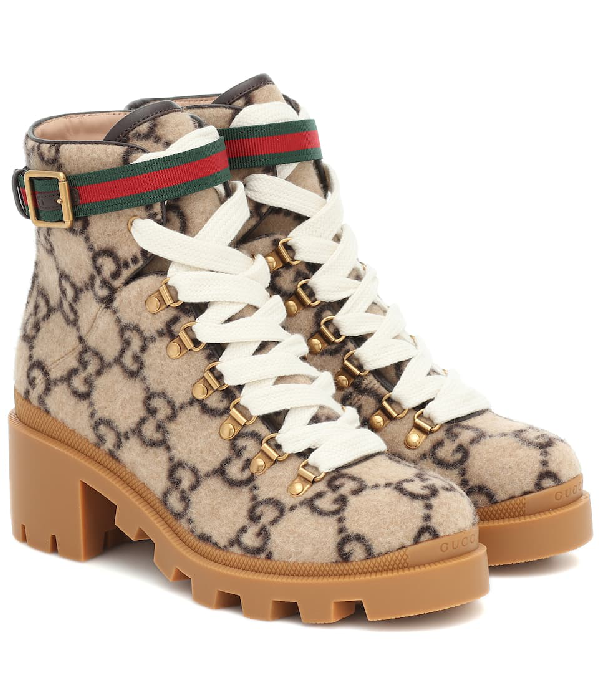 gucci wool ankle boot