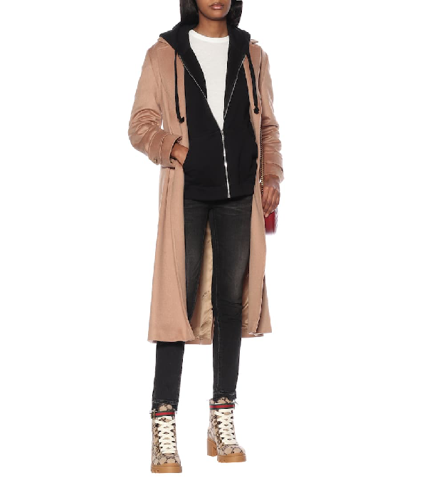 gucci wool combat boots