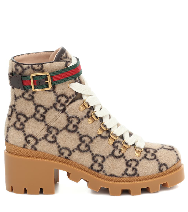 trip gg wool combat boots