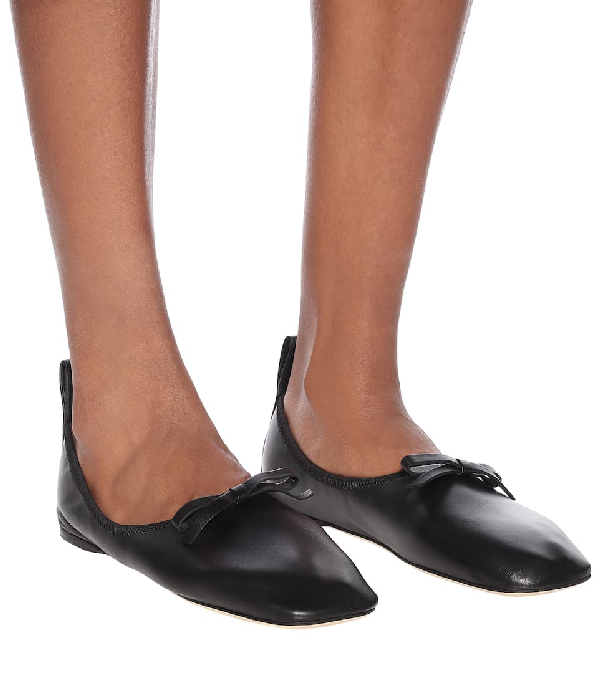 elasticated ballet flats