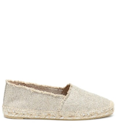 Shop Castaã±er Kito Canvas Espadrilles In Beige