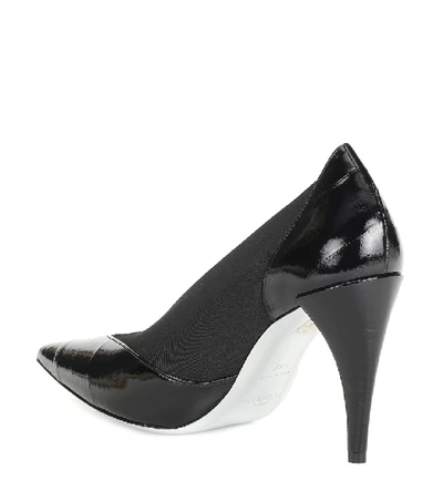 Shop Givenchy Show Eel Leather Pumps In Black