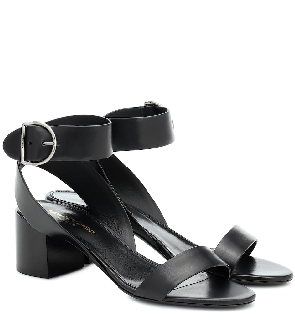 saint laurent buckle sandals