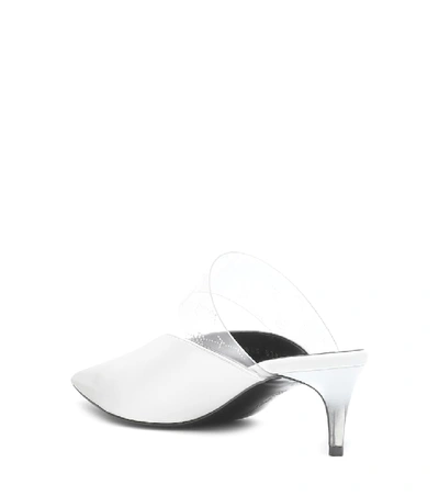 Shop Stella Mccartney Monogram Mules In White