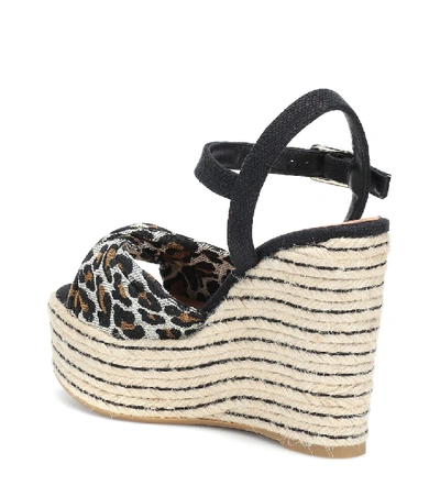 Shop Castaã±er Jeanne Wedge Espadrilles In Multicoloured