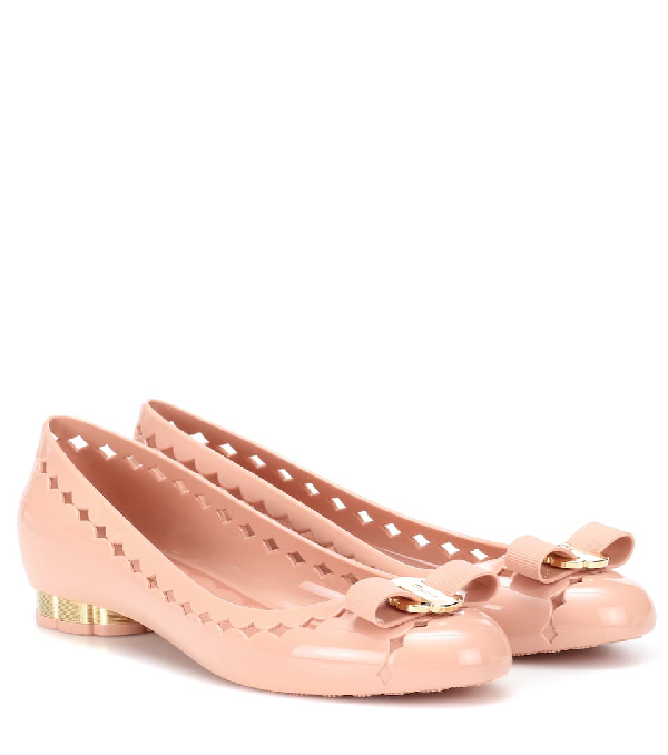 salvatore ferragamo jelly shoes