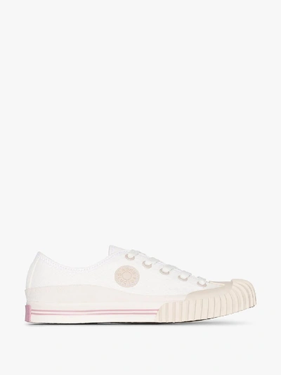 Shop Acne Studios White Brady Low Top Sneakers