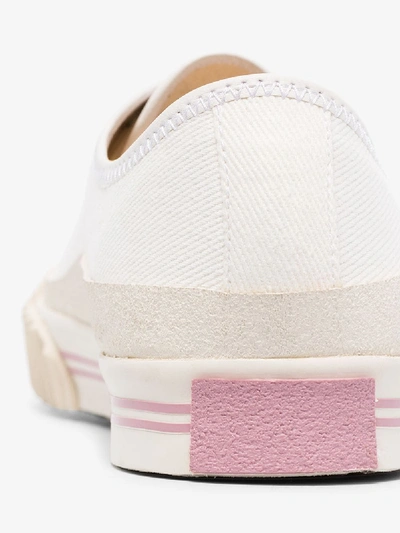 Shop Acne Studios White Brady Low Top Sneakers