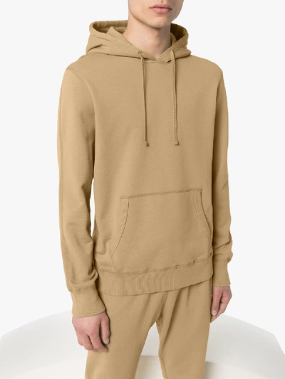 Shop Reigning Champ Terry Cotton Hoodie In Green