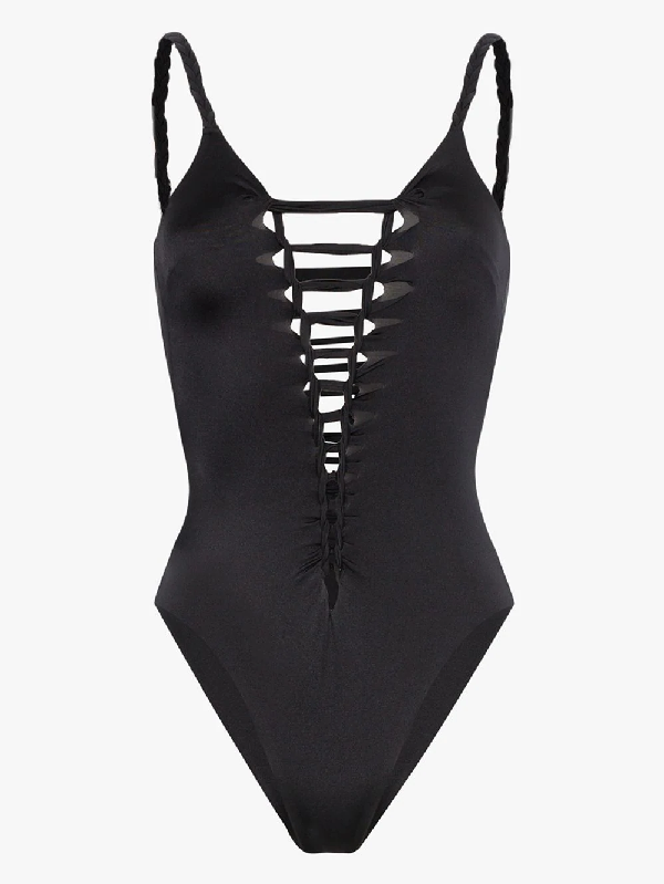 Agent Provocateur Marlow Cut-out Swimsuit In Black | ModeSens