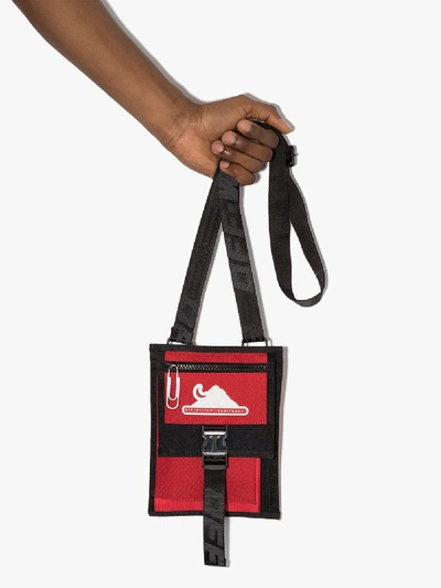 Shop Off-white Mini-tasche Mit Mehreren Fächern In Red