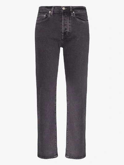 Shop Jeanerica Straight Leg Jeans In Grey