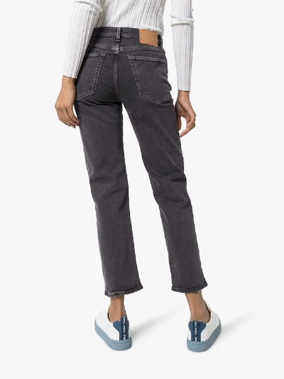 Shop Jeanerica Straight Leg Jeans In Grey