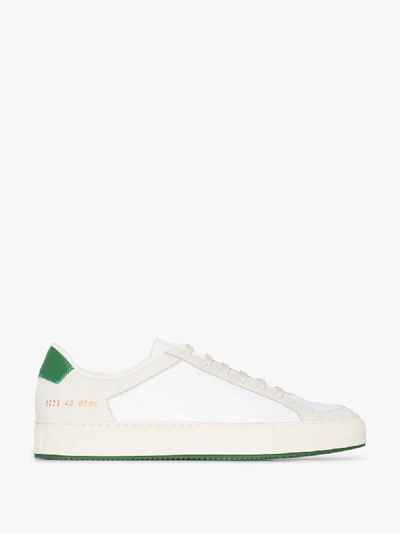 Shop Common Projects White Retro Low '70s Leather Sneakers