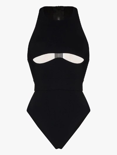 Shop Agent Provocateur Odie Cutout Swimsuit In Black