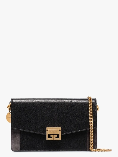 Shop Givenchy Black Gt Gv3 Leather Shoulder Bag