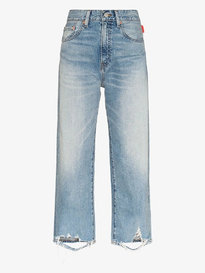 Shop Denimist Pierce Cropped Jeans In Blue