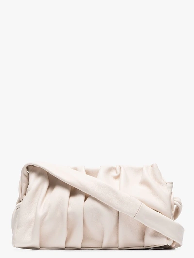 Shop Elleme White Vague Leather Shoulder Bag