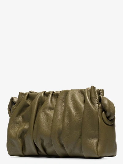 Shop Elleme Green Vague Leather Shoulder Bag