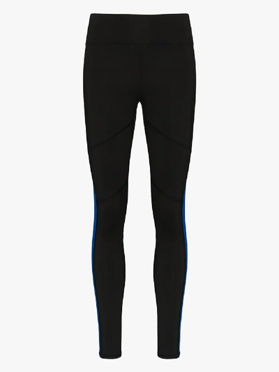 Shop Polo Ralph Lauren Sport Logo Side Stripe Leggings In Black