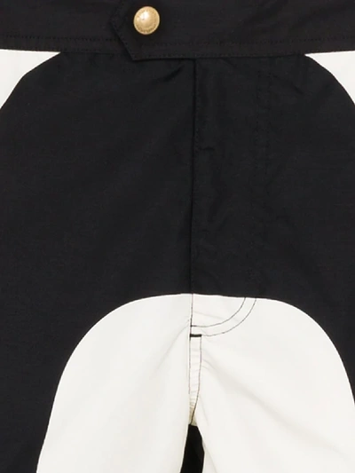 Shop Tom Ford Wave Print Swim Shorts In Black