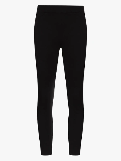 Shop Spanx Ponte Skinny Trousers In Black